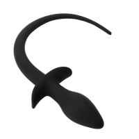 Slave4master Silicone Puppy Tail Black