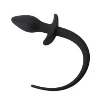 Slave4master Silicone Puppy Tail Black