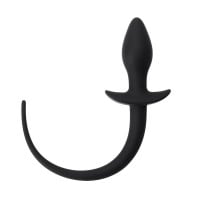 Slave4master Silicone Puppy Tail Black