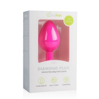 Anální šperk EasyToys Diamond Plug střední