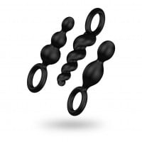 Anální kolíky Satisfyer Plugs Black