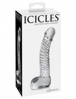 Sklenené dildo Pipedream Icicles No. 61