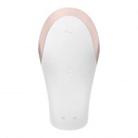 Vibrátor pre páry Satisfyer Double Love biely