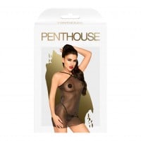 Penthouse Bombshell Lingerie Set Black