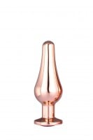 Gleaming Love Butt Plug Rose Gold Small