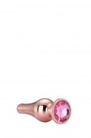 Gleaming Love Butt Plug Rose Gold Small