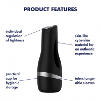 Satisfyer Men Classic Masturbator Black