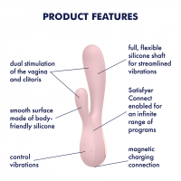 Silikónový vibrátor Satisfyer Mono Flex ružový