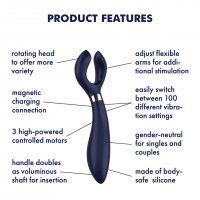 Satisfyer Partner Multifun 3 Vibe Black