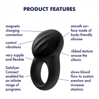 Vibrační erekční kroužek Satisfyer Signet Ring