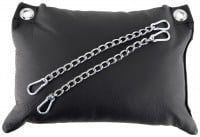 Mr Sling Leather Cushion Black