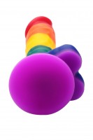 Colourful Love Rainbow Dildo Medium