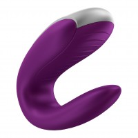 Vibrátor pro páry Satisfyer Double Fun černý