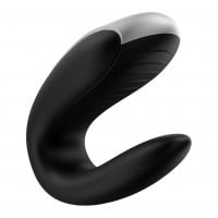 Satisfyer Double Fun Couples Vibrator Black