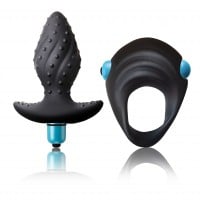 Rocks-Off Ibex Vibrating Cock Ring and Butt Plug