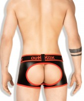 Outtox TR140-10 Open-Rear Trunk Shorts Red