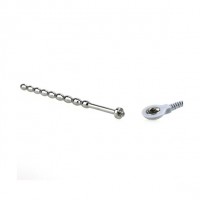 Slave4master E-Stim Beaded Dilator with Penis Strap