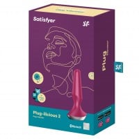 Vibrační anální kolík Satisfyer Plug-ilicious 2 Berry