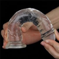 Gelové dildo Lovetoy Flawless Clear 7″