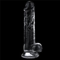 Gelové dildo Lovetoy Flawless Clear 7.5″