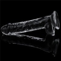 Gelové dildo Lovetoy Flawless Clear 7.5″