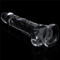 Gélové dildo Lovetoy Flawless Clear 7.5″