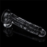 Gélové dildo Lovetoy Flawless Clear 7.5″