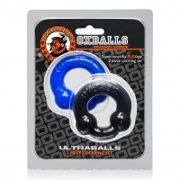 Oxballs Ultraballs Cock Rings Black and Police Blue