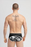 Maskulo BR163-90 Military Briefs with Lifter Black