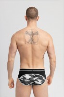 Slipy Maskulo BR163-90 Military Briefs with Lifter černé