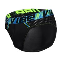 Andrew Christian 92123 Vibe Sports Mesh Brief Black