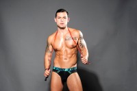 Slipy Andrew Christian 92123 Vibe Sports Mesh Brief černé