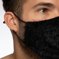 Addicted AC131 Feather Face Mask Black