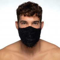 Addicted AC131 Feather Face Mask Black