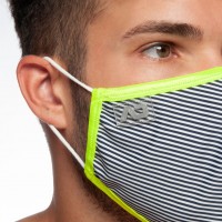 Rouška Addicted AC121 Thin Stripes Mask tmavě modrá