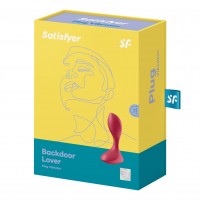 Vibračný análny kolík Satisfyer Backdoor Lover červený