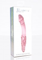 Skleněné dildo ToyJoy Glass Worxx Rhinestone Scepter