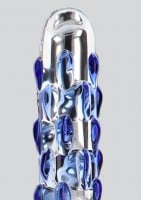 Sklenené dildo ToyJoy Glass Worxx Diamond Dazzler