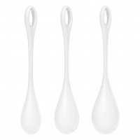 Venušine guličky Satisfyer Yoni Power 1 biele