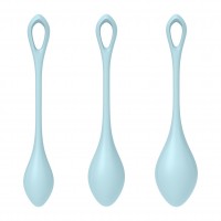 Satisfyer Yoni Power 2 Kegel Balls Light Blue