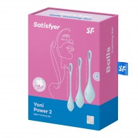 Satisfyer Yoni Power 2 Kegel Balls Light Blue