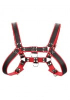 Ouch! Chest Bulldog Harness Red