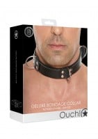 Ouch! Deluxe Bondage Collar Red