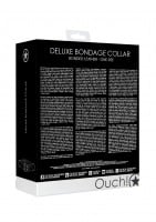 Ouch! Deluxe Bondage Collar Black