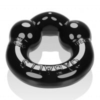 Erekčné krúžky Oxballs Ultraballs čierny a priehľadný