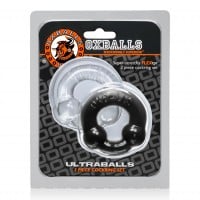 Oxballs Ultraballs Cock Rings Black and Clear