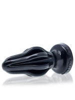 Oxballs Airhole-2 Finned Butt Plug Black