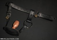 Mr. S Leather Deluxe Locking Butt Plug Harness