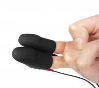 ElectraStim Silicone Noir Explorer Finger Sleeves