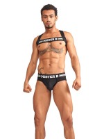 Mister B Urban Club Harness X-Back Striped Grey